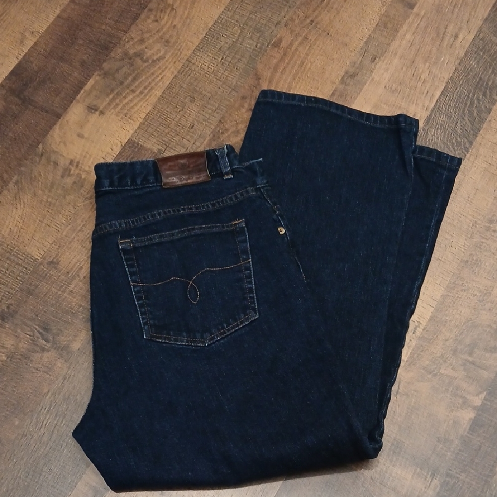 Ralph Lauren Dark Blue Straight-Leg Bootcut Jeans SZ 14